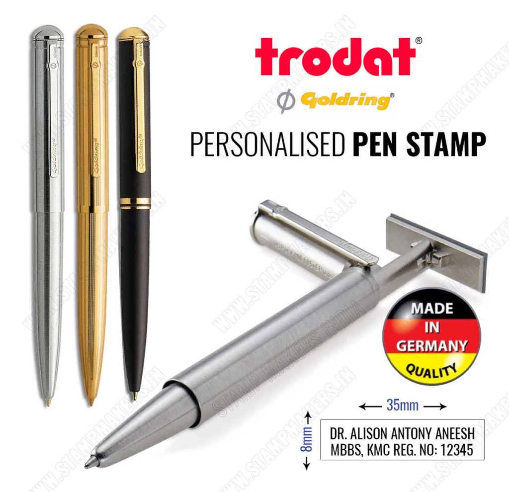 Trodat Goldring Pen Stamp
