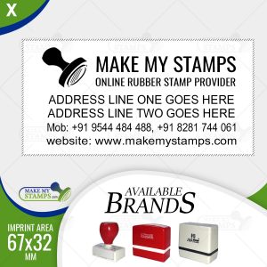 Address Stamp x