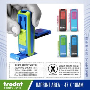advocate accountant pocket stamp trodat