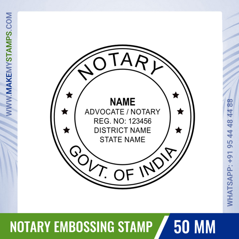 Notary Round Stamp