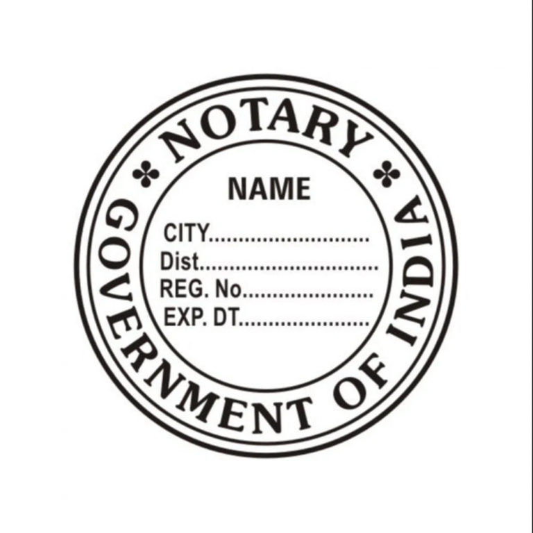 Notary Embossing Stamp