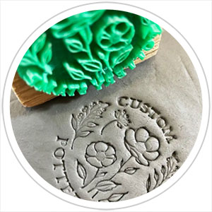 soap stamp and pottery stamp